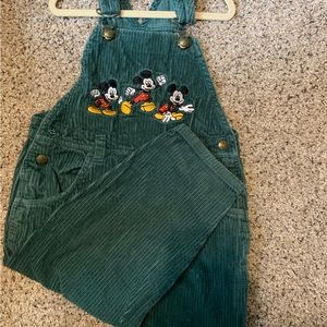 4T Mickey Mouse overall bibs
